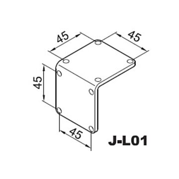 Bevestigingsplaat J-L01